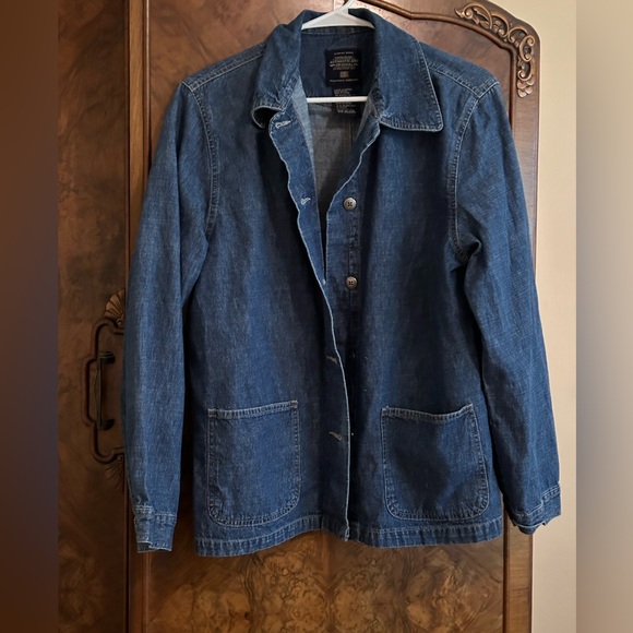 Jean jacket demure barn coat style Faded Glory size M very mindful - Picture 2 of 6